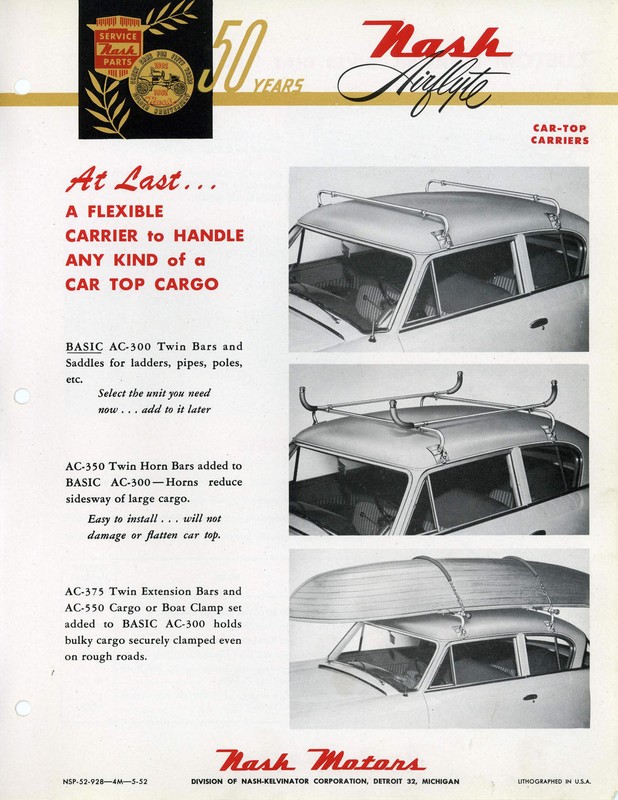 1952 Nash Accessories Booklet Page 12